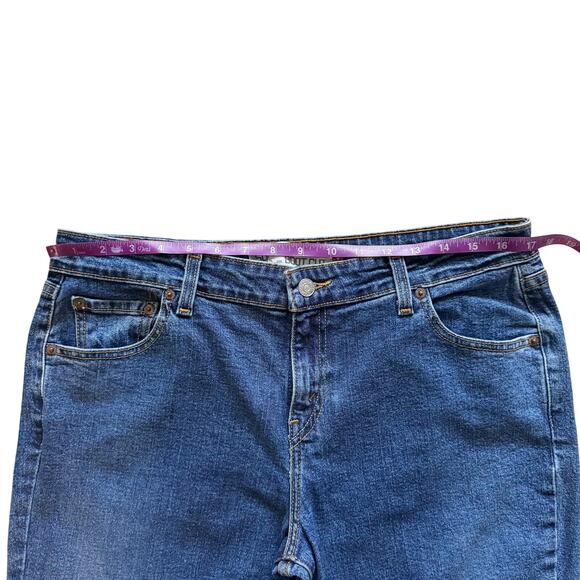 VTG Levis 518 Superlow Boot cut Jeans Women's Sz 13 Jr S Blue Vintage Retro Y2K - Picture 8 of 16